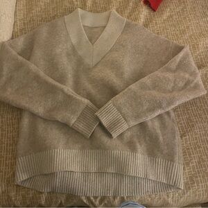 Lululemon Alpaca Wool-Blend V-Neck Sweater